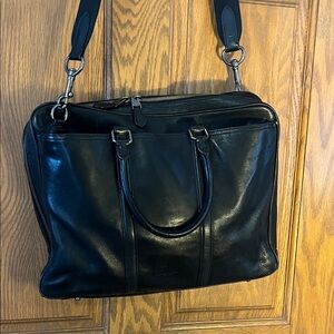 Coach QB/Black METROPOLITAN SLIM BRIEF 
COACH STYLE # 24776
